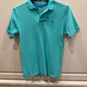 Nautica Men's Teal Polo Shirt